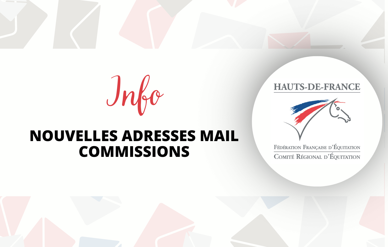 Nouvelles adresses mail pour vos commissions : restons connectés !